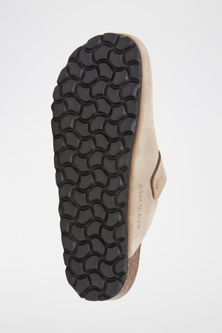Mules en nubuck - Marron