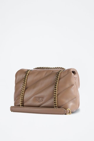 Leren Handtas - Taupe