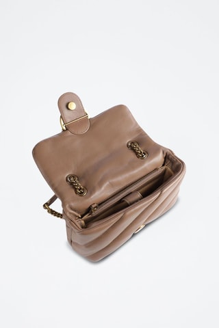 Leren Handtas - Taupe