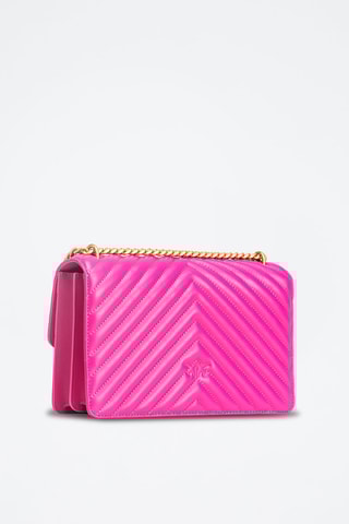 Leren Schoudertas - Roze