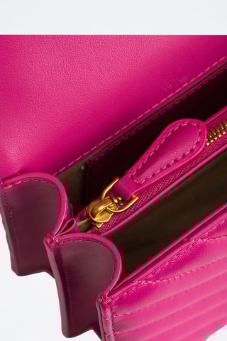 Leren Schoudertas - Roze