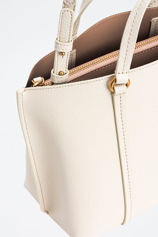Leren Handtas - Beige