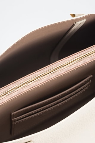 Leren Handtas - Beige