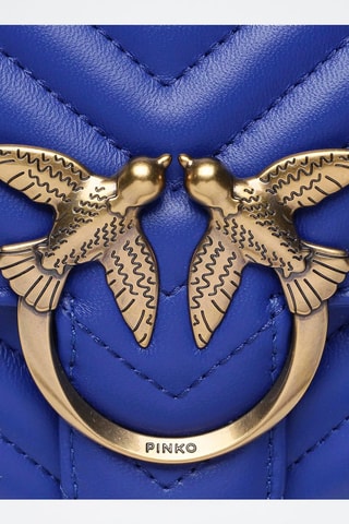 Nappaleren Handtas Love Classic - Felblauw
