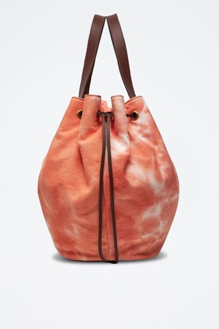 Handtas tie and dye - Oranje