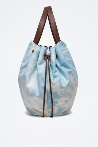 Handtas tie and dye - Hemelsblauw