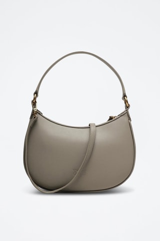 Leren Handtas - Taupe