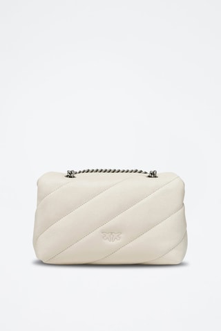 Nappa Schapenleren Schoudertas -  Wit