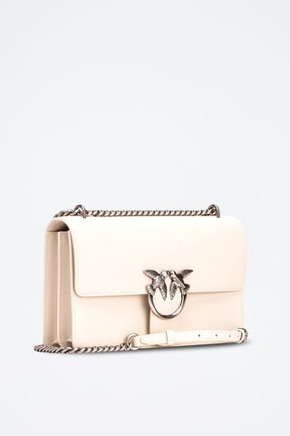 Leren Schoudertas Love One Classic - Wit