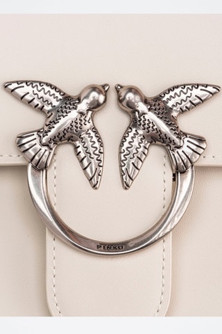 Leren Schoudertas Love One Classic - Wit