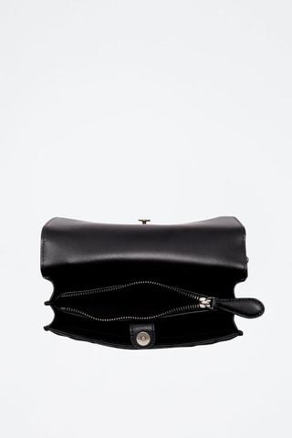 Leren Schoudertas Love One Mini - Zwart