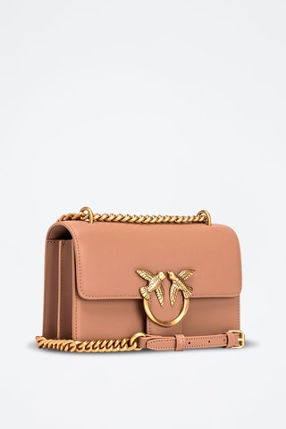 Leren Schoudertas Love One Mini - Koperkleurig