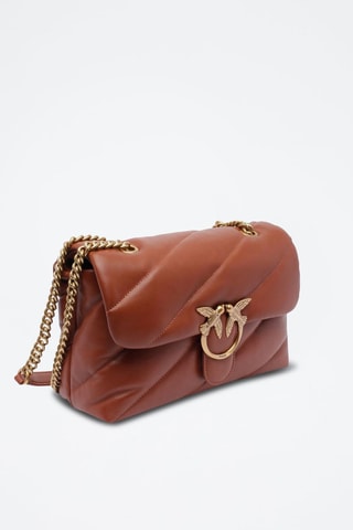Schaapsleren Schoudertas Love Puff - Camel