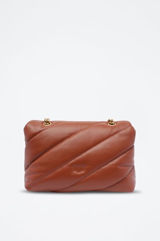 Schaapsleren Schoudertas Love Puff - Camel