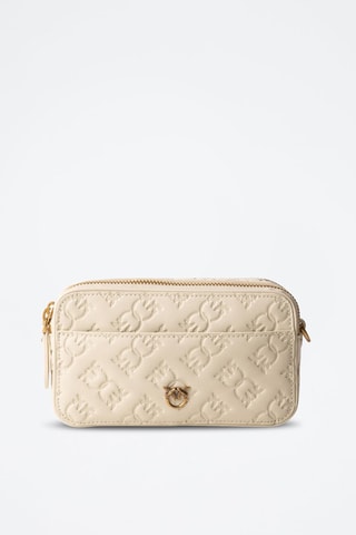 Kalfsleren Schoudertas Modello Carrie - Beige