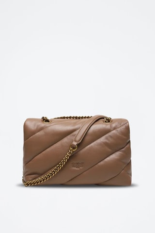 Leren Schoudertas Camel