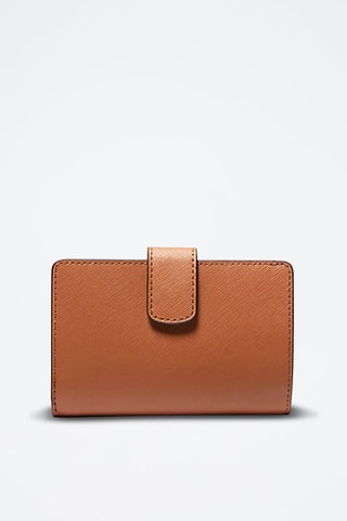 Leren Portefeuille - Camel