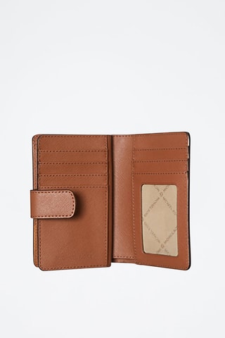 Leren Portefeuille - Camel