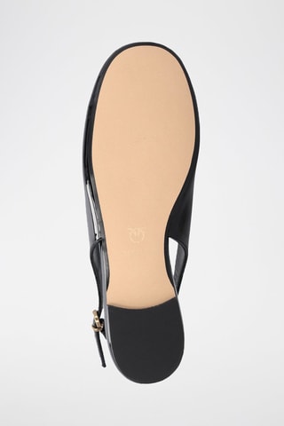 Gelakte Slingbacks Maggy - Zwart