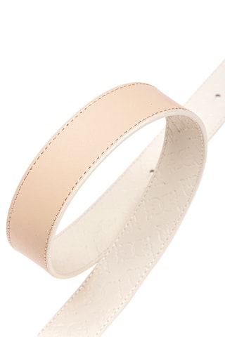 Leren Riem Love Birds - Lichtroze 