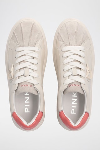 Leren Platform Sneakers Yoko 13 - Ecru