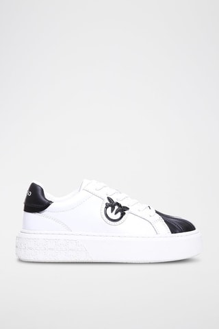 Leren Platform Sneakers Yoko 13 - Wit