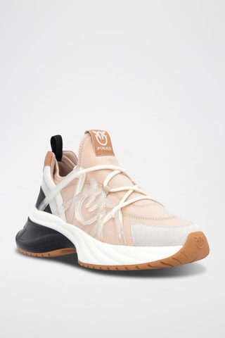 Nubuck Platform Sneakers Ariel - Roze 