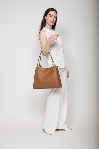 Leren Handtas Triple Gsst - Bruin - Michael Kors