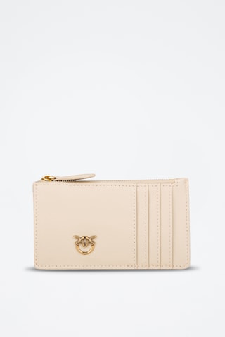 Leren Pasjeshouder Airone - Beige - Pinko