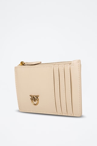 Leren Pasjeshouder Airone - Beige - Pinko