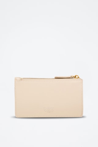 Leren Pasjeshouder Airone - Beige - Pinko
