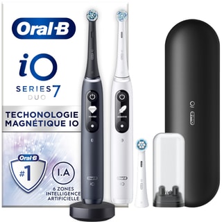 Duo Set - Elektrische Tandenborstels - IO7 Serie - Wit en Zwart