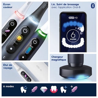 Elektrische Tandenborstel Bluetooth - iO8N Serie - White Alabaster