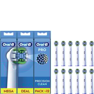 Set 12 Vervangende Tandenborstels  - Precision Clean