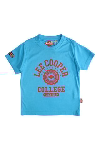 T-shirt - Azul e vermelho
