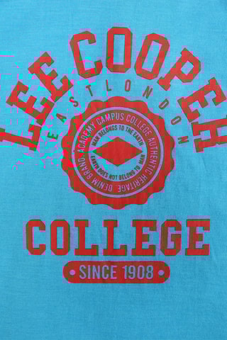 T-shirt - Azul e vermelho