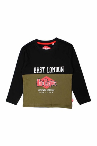 T-shirt 
Caqui e preto 