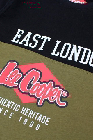 T-shirt 
Caqui e preto 