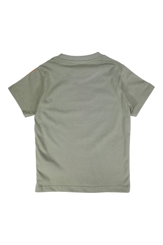 T-shirt - Caqui-claro e laranja