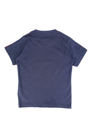 T-shirt - Azul-marinho e vermelho