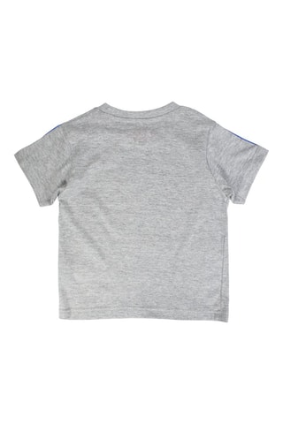 T-shirt - Cinzento e azul