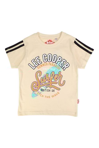 T-shirt - Bege e preto