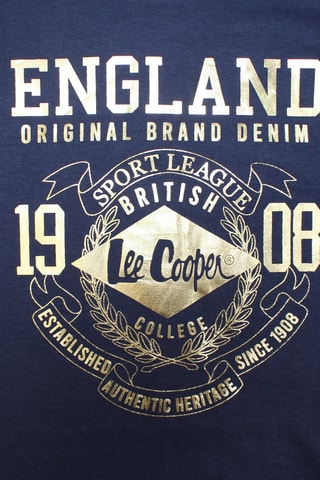 T-shirt - Azul-marinho e dourado