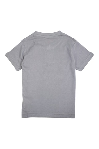 T-shirt - Cinzento e dourado