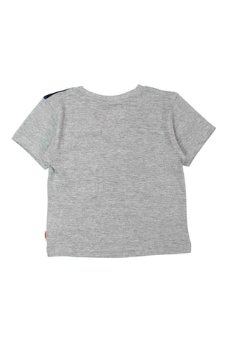 T-shirt Cinzento-claro mesclado 