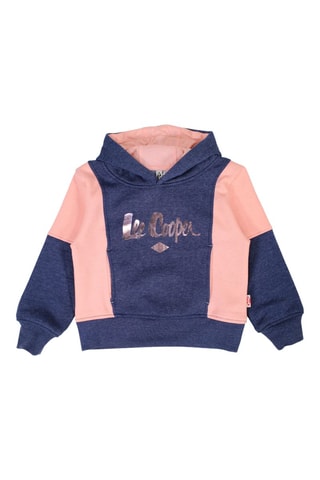 Sweat com capuz - Rosa e azul-marinho - Lee cooper