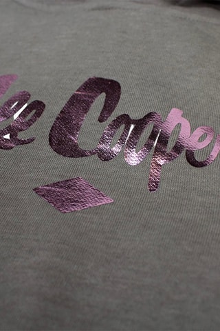 Sweat com capuz - Cinzento e rosa - Lee cooper