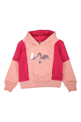 Sweat com capuz - Rosa e fúcsia - Lee cooper