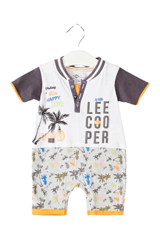 Macacão curto - Cinzento e branco - Lee cooper
