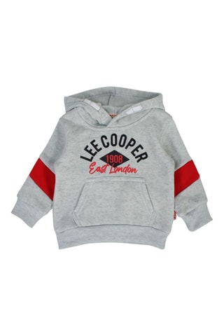 Sweat com capuz e calças de treino - Cinzento - Lee Cooper
